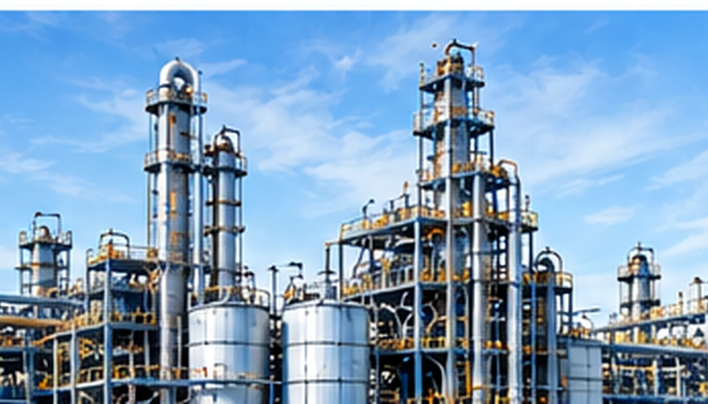 Industrial chemical processing and storage facility